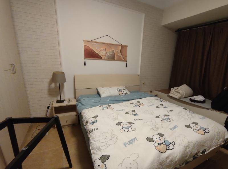 新家刚收拾好的卧室